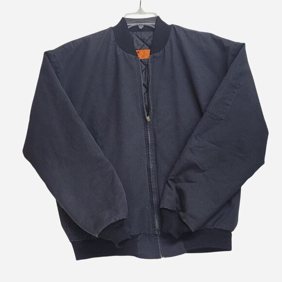 Red Kap men’s navy blue work jacket size XL-RG. *USED CONDITION check pics. - Picture 1 of 5